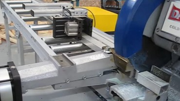 Pusher with Dake 350 Cold Saw