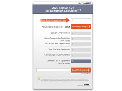 Section 179 Calculator